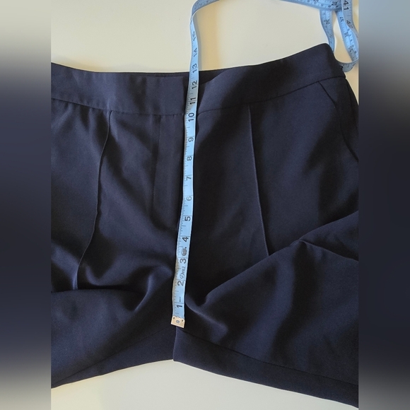 Talbots Wide Leg Dress Pants Blue Size 12 - Picture 9 of 10